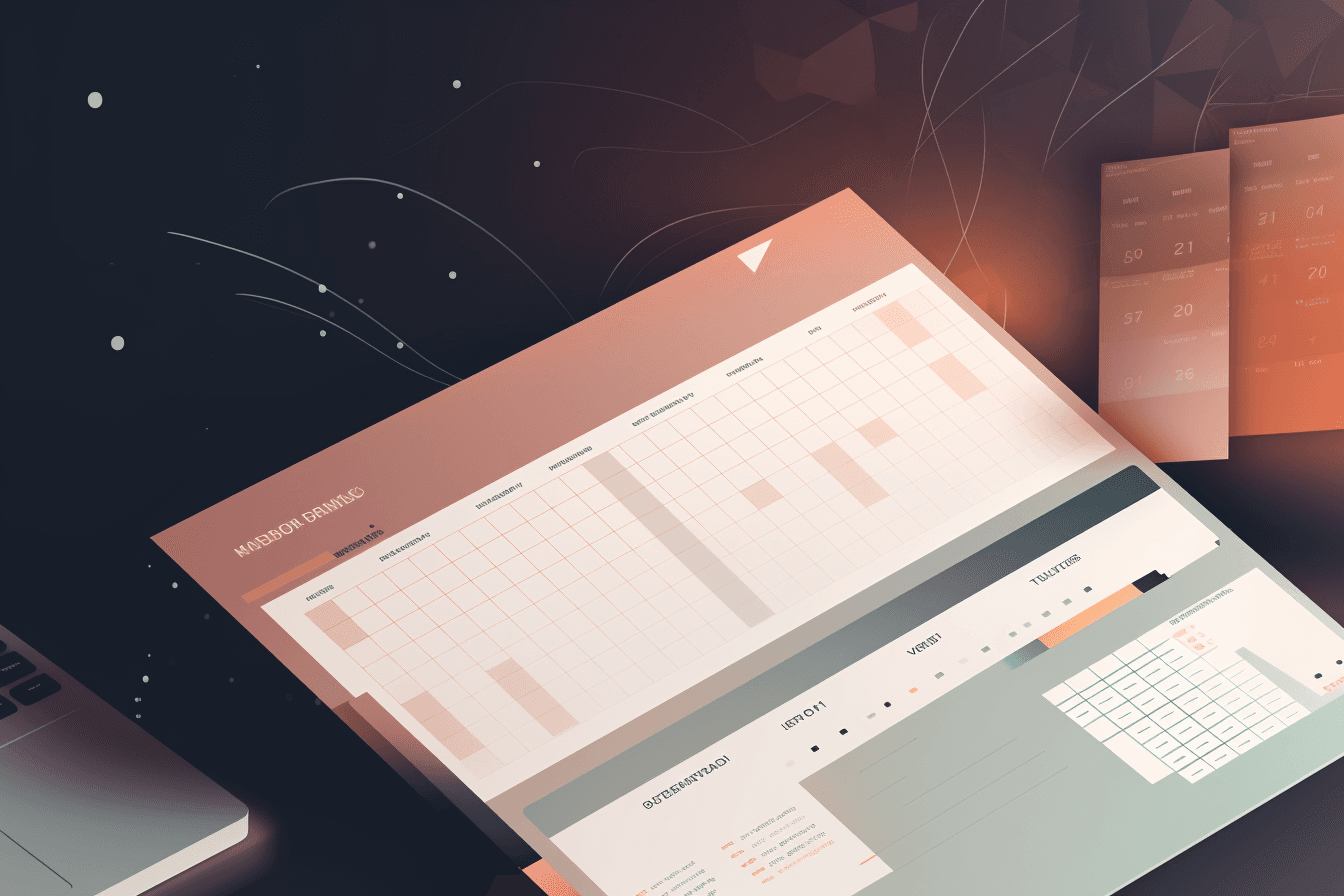 A wallpaper with a simple graphic of a digital calendar or to-do list, with space for notes and reminders.