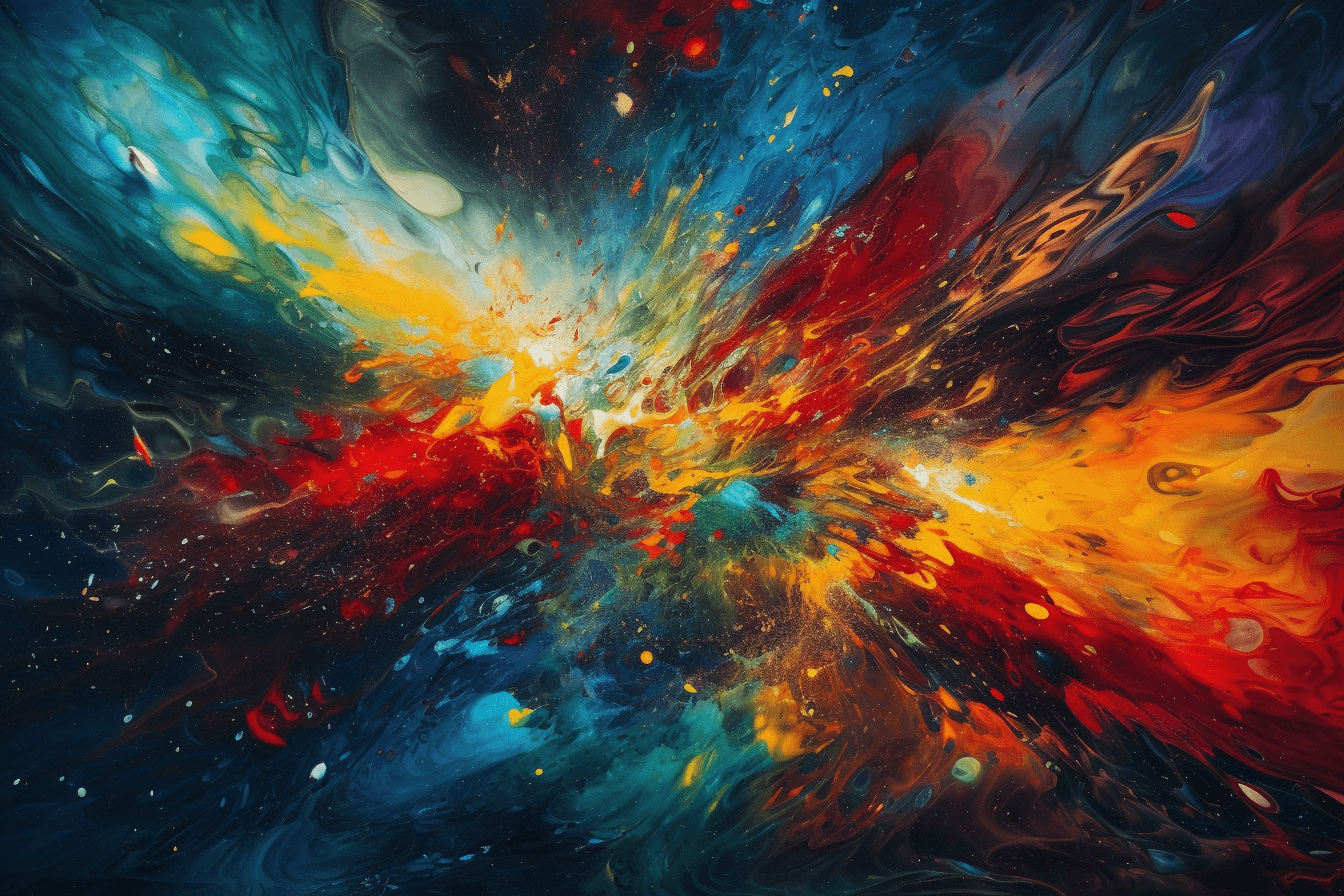 An abstract image of a star field, with bright colors and swirling patterns that represent the mystery and beauty of the cosmos.